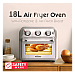 POWERPAC PPAF518 AIR FRYER OVEN WITH ROTISSERIES 18L, 1500W